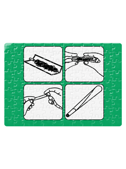 Joint puzzle White
