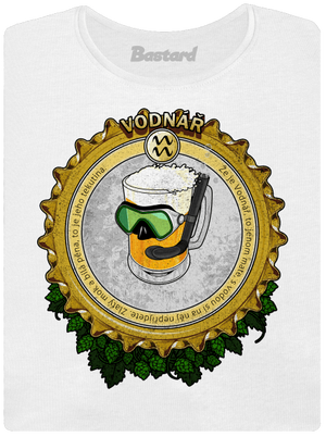 Pivní horoskop: Vodnář dámské tričko s lemem White