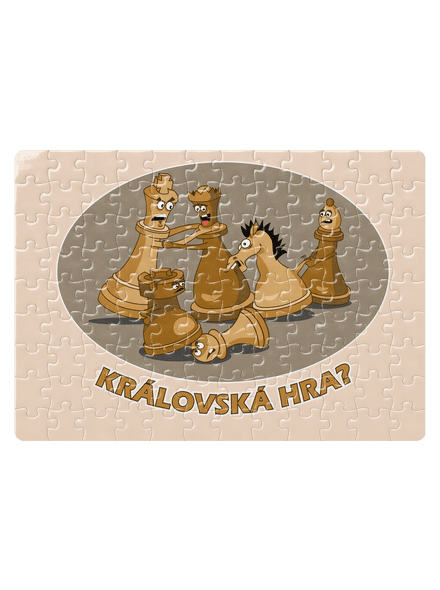 Královská hra puzzle White