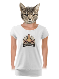 dámské tričko s lemem