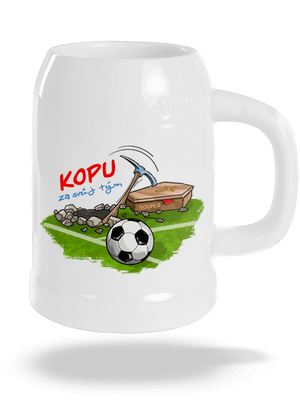 Kopu za svůj tým půllitr White