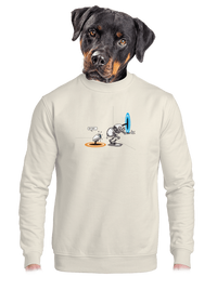 unisex mikina bez kapuce