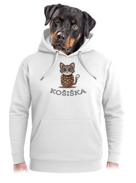 Košiška unisex mikina premium Snowwhite