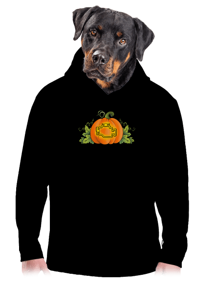 Strašidelný Halloween pánská mikina klokanka Black
