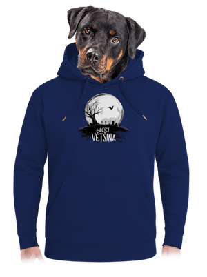 Mlčící většina unisex mikina premium Navy