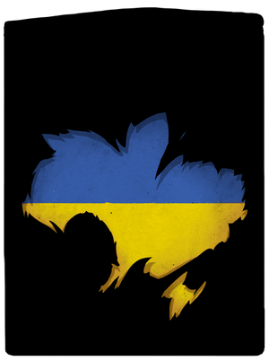 Ukrajina - Inside dámská mikina na zip Black