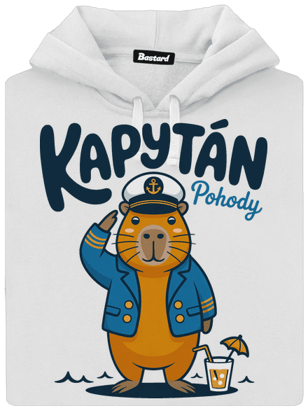Kapytán pohody dámská mikina klokanka White