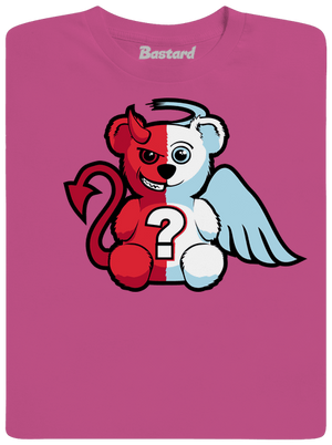 Anděl vs. ďábel dětské tričko Fuchsia