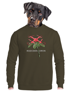 unisex mikina bez kapuce
