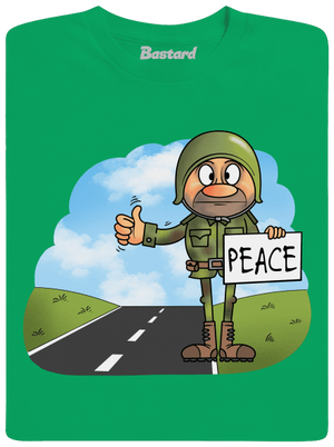 Peace dětské tričko Kelly Green