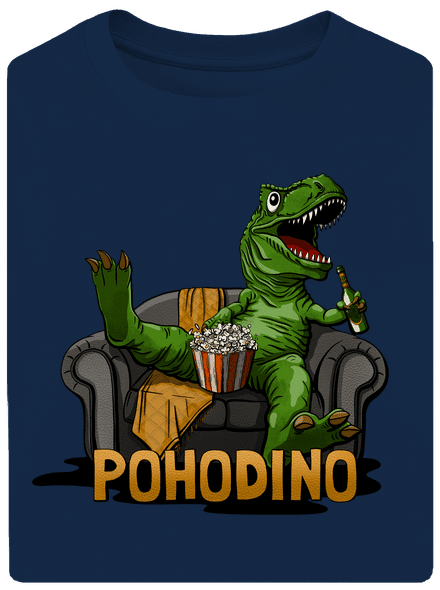 Pohodino unisex tričko oversized Midnight Blue