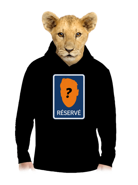 Značka réservé dětská mikina klokanka Black