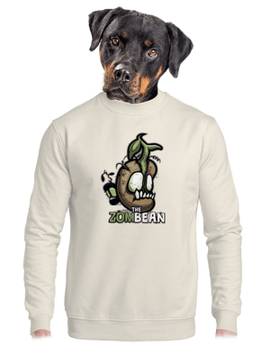 Zombean unisex mikina bez kapuce Off White