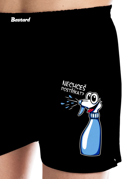 Orchidej a rozprašovač pánské trenky Black