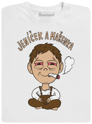 Jeníček a mařenka pánské tričko White