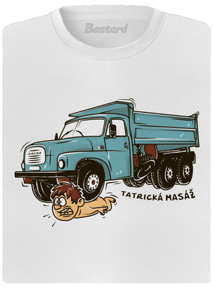Tatrická masáž dámské sportovní tričko White