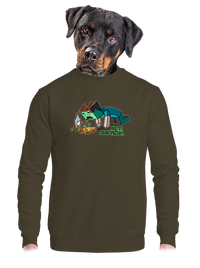 unisex mikina bez kapuce