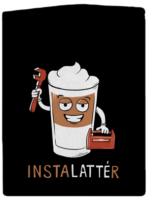 Instalattér dámská mikina na zip Black