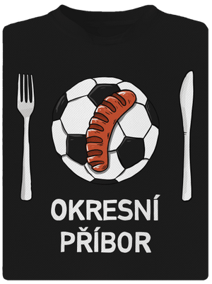 Okresní příbor pánské sportovní tričko Black