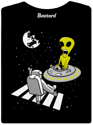 Vesmírný přechod dámské tričko Black