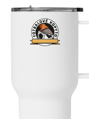 Fotbalové kopyto termohrnek White