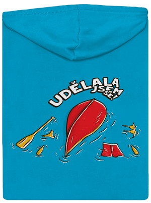 Udělal jsem se dámská mikina na zip Blue Atol