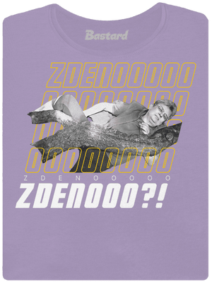 B18: Bába pod kořenem dámské tričko s lemem Lavender