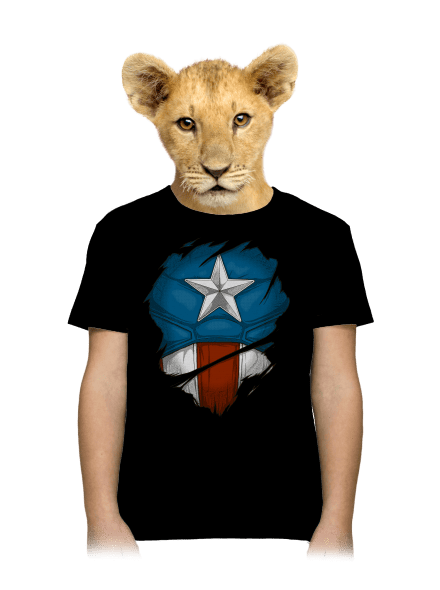 Captain Inside dětské tričko Black