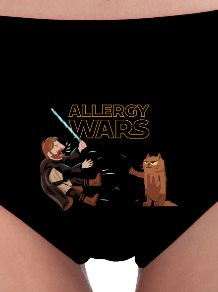 Allergy Wars dámské kalhotky Black