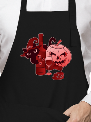 Hello, víno zástěra Black