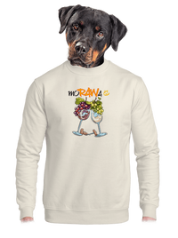 unisex mikina bez kapuce
