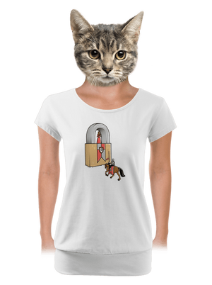 dámské tričko s lemem