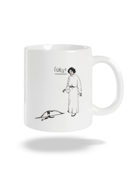 Luke a Leia klasický hrnek White