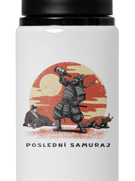 Poslední samuraj lahev na vodu White
