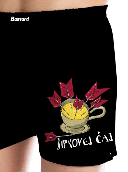 Šipkovej čaj pánské trenky Black