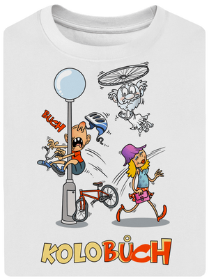 Kolobuch unisex tričko oversized White