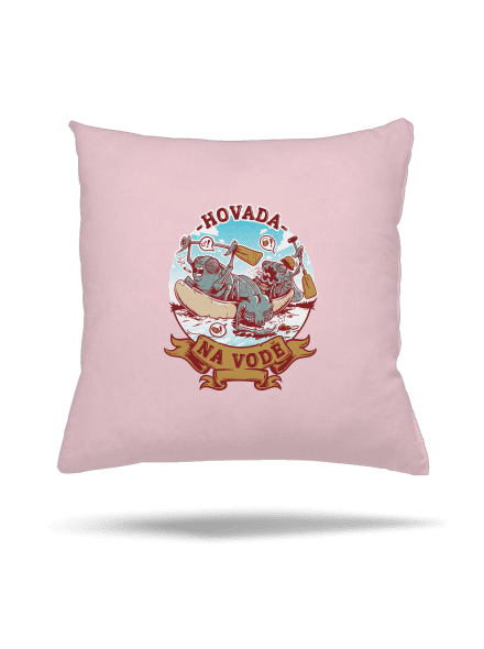 Hovada na vodě polštář Light Pink