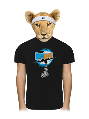 BomBeer dětské sportovní tričko Black