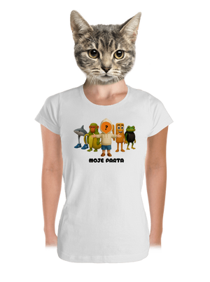 Brainrot parta pro kluky dámské tričko premium White