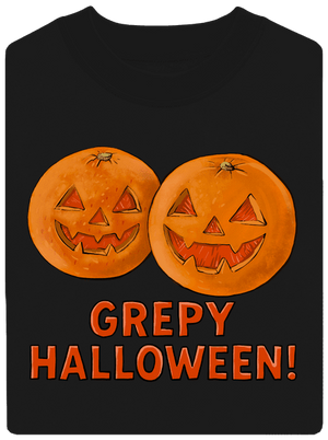 Grepy Halloween unisex mikina bez kapuce Black