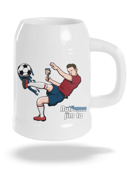 Natřeme jim to - Fotbal půllitr White