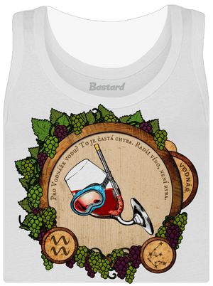 Vinný horoskop: Vodnář dámské tílko klasické White