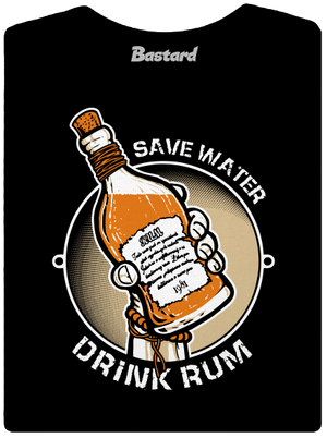 Save Water dámské tričko premium Black