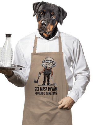 Neklidný bez masa zástěra Rope