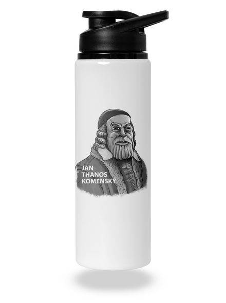 Jan Thanos Komenský lahev na vodu White