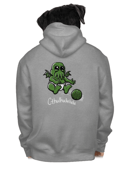 Cthulhululu pánská mikina na zip Light Melange