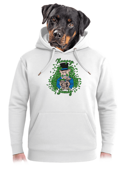 Nenažrané prase unisex mikina premium Snowwhite