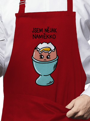 Naměkko zástěra Red