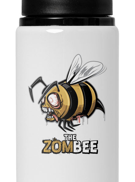 ZomBee - žlutá lahev na vodu White