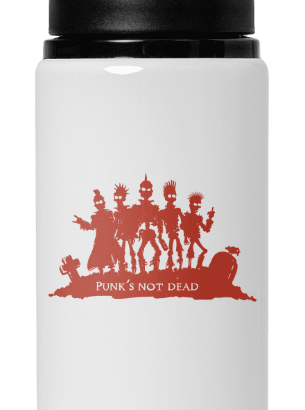 Punks Not Dead lahev na vodu White